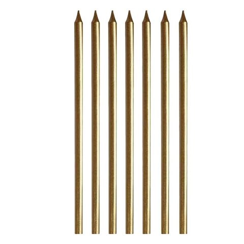 20 Cm Gold Pasta Mumu 7 Adet