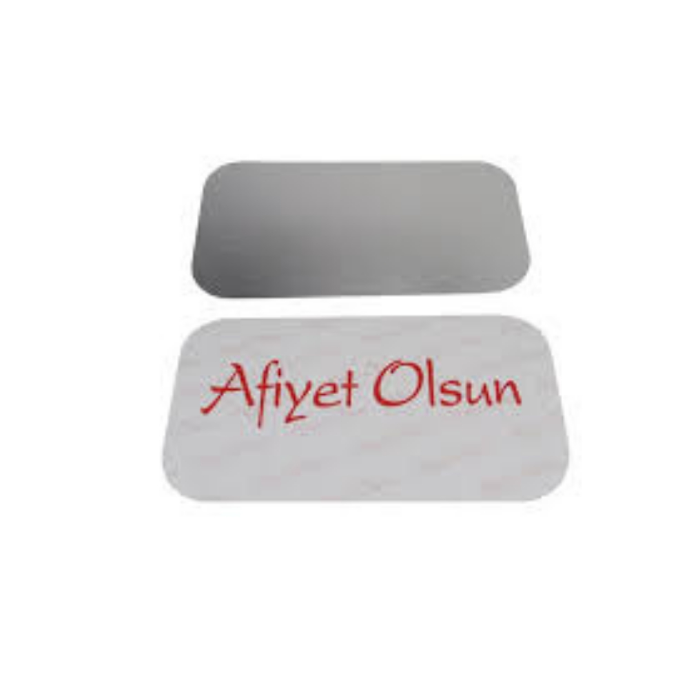 Alüminyum Kase Kapak 500 Gr 100 ADET
