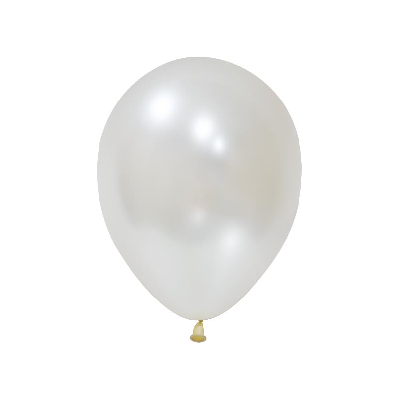 12’’ BEYAZ METALİK BALON