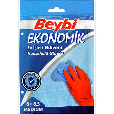  Beybi Ekonomik Temizlik Eldiveni ’’M’’