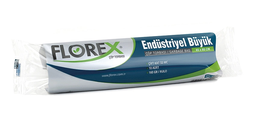 Endüstriyel Büyük Boy Çöp Poşeti  (65x80) 10 Adet