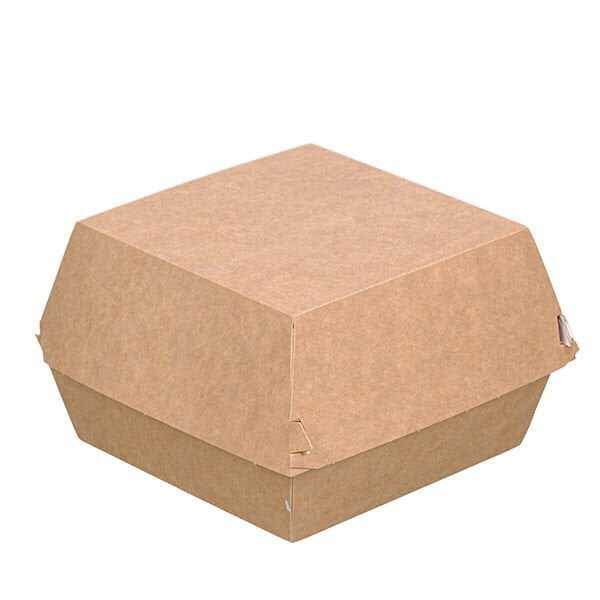 Kraft Hamburger Kutusu Jumbo Boy 13x13x10cm 150 Adet