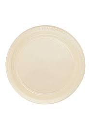 KREM PLASTİK TABAK