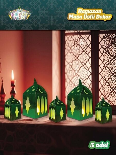 Ramazan%20Masa%20Üstü%20Dekor%20Metalik%20Yeşil