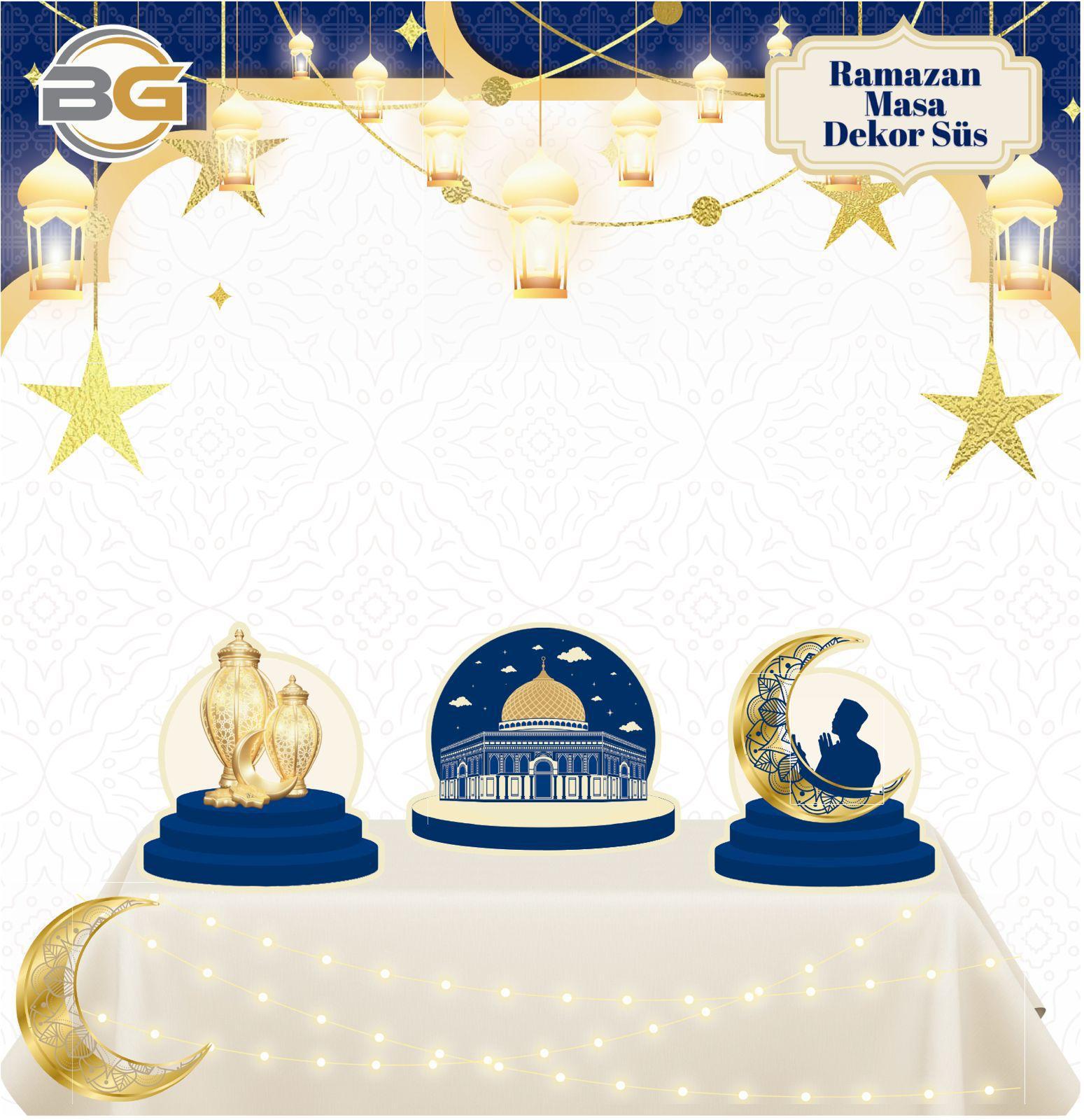 Ramazan%20Masa%20Üstü%20Dekor%20Mavi