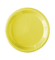 SARI PLASTİK TABAK