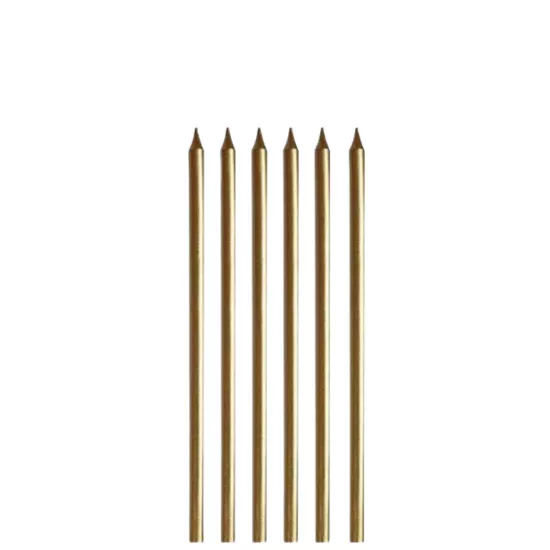 15 Cm Gold Pasta Mumu 6 Adet