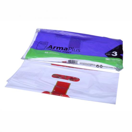 Naksan Takviyeli Çanta Resimli No 3 33x45 50 Adet