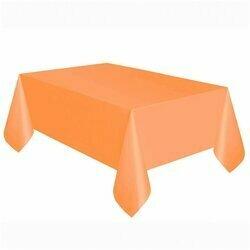 TURUNCU PLASTİK MASA ÖRTÜSÜ