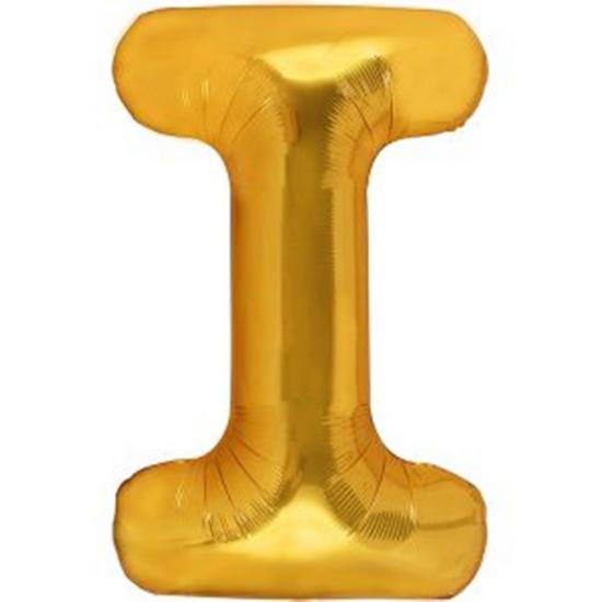 40’’ GOLD-GÜMÜŞ ’I’ FOLYO BALON