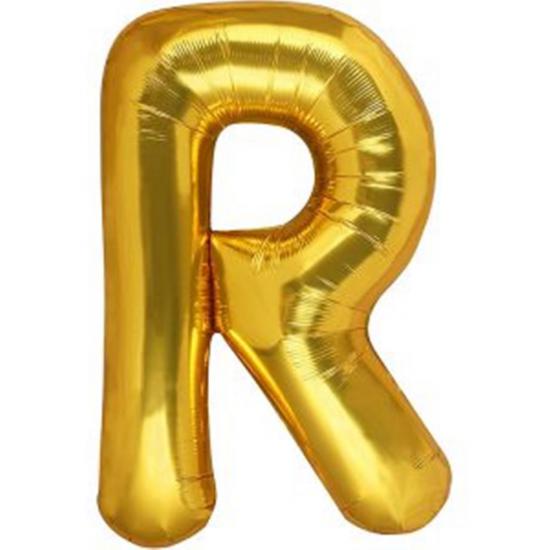 40’’ GOLD-GÜMÜŞ ’R’ FOLYO BALON