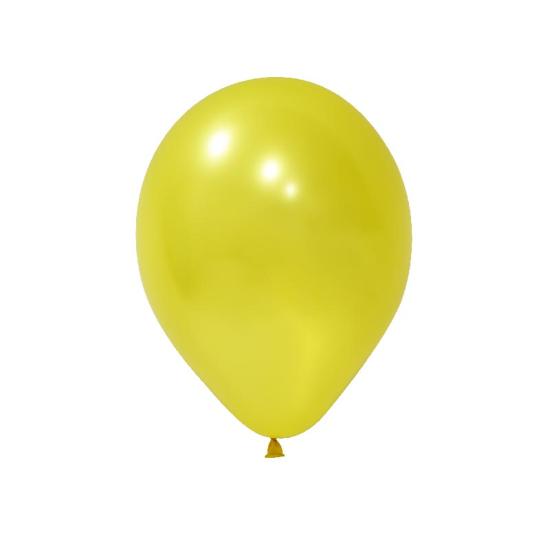 12’’ SARI METALİK BALON