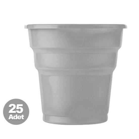 GÜMÜŞ LÜKS PLASTİK BARDAK