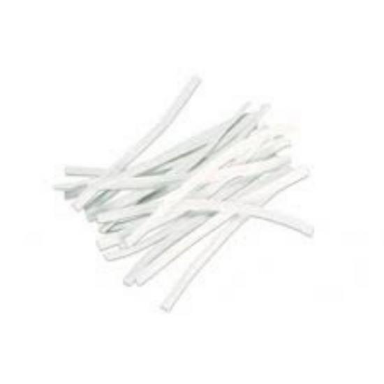 9 Cm Pvc Kaplı Beyaz Tel Klips | 500 Gr |