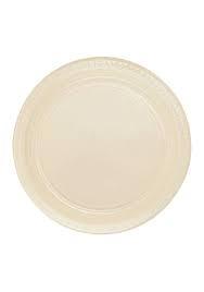 KREM PLASTİK TABAK 22cm