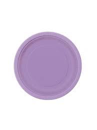 LİLA PLASTİK TABAK 22cm