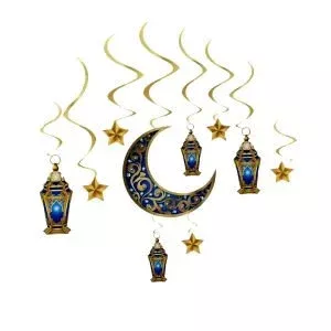 Ramazan Lacivert Sarkıt Süs 10’Lu