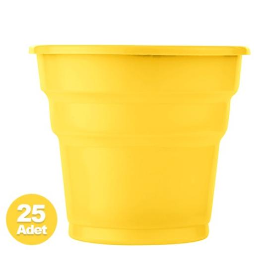 SARI LÜKS PLASTİK BARDAK