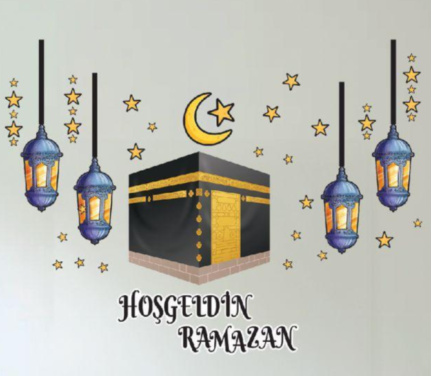 Hoş Geldin Ramazan Kabe Sticker
