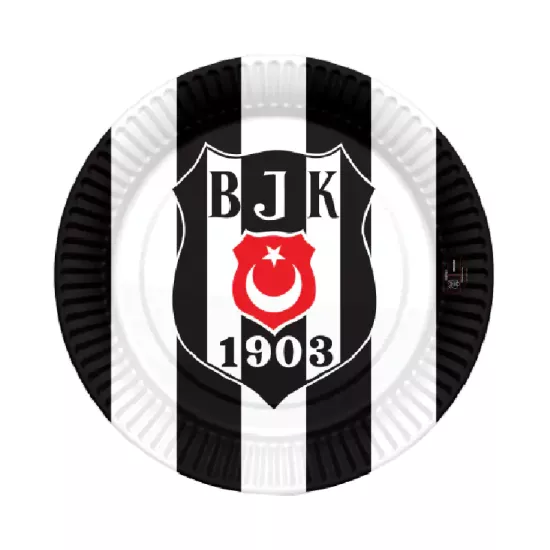 Beşiktaş Lisanslı Karton Tabak | 8 Adet |
