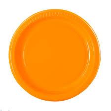 TURUNCU PLASTİK TABAK 22cm