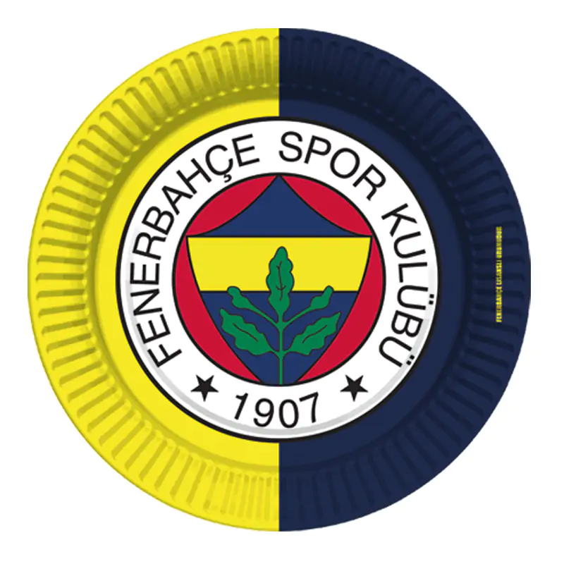Fenerbahçe Lisanslı Karton Tabak 8 Adet