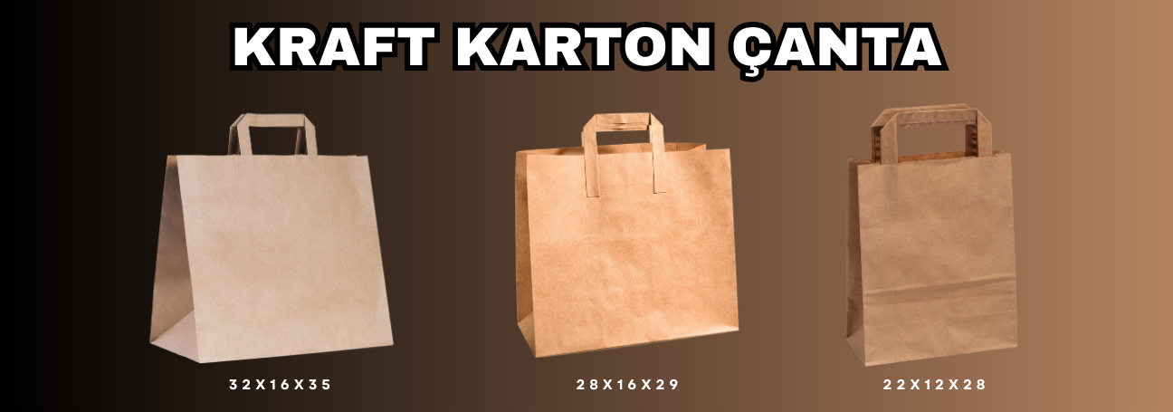 KRAFT KARTON ÇANTA